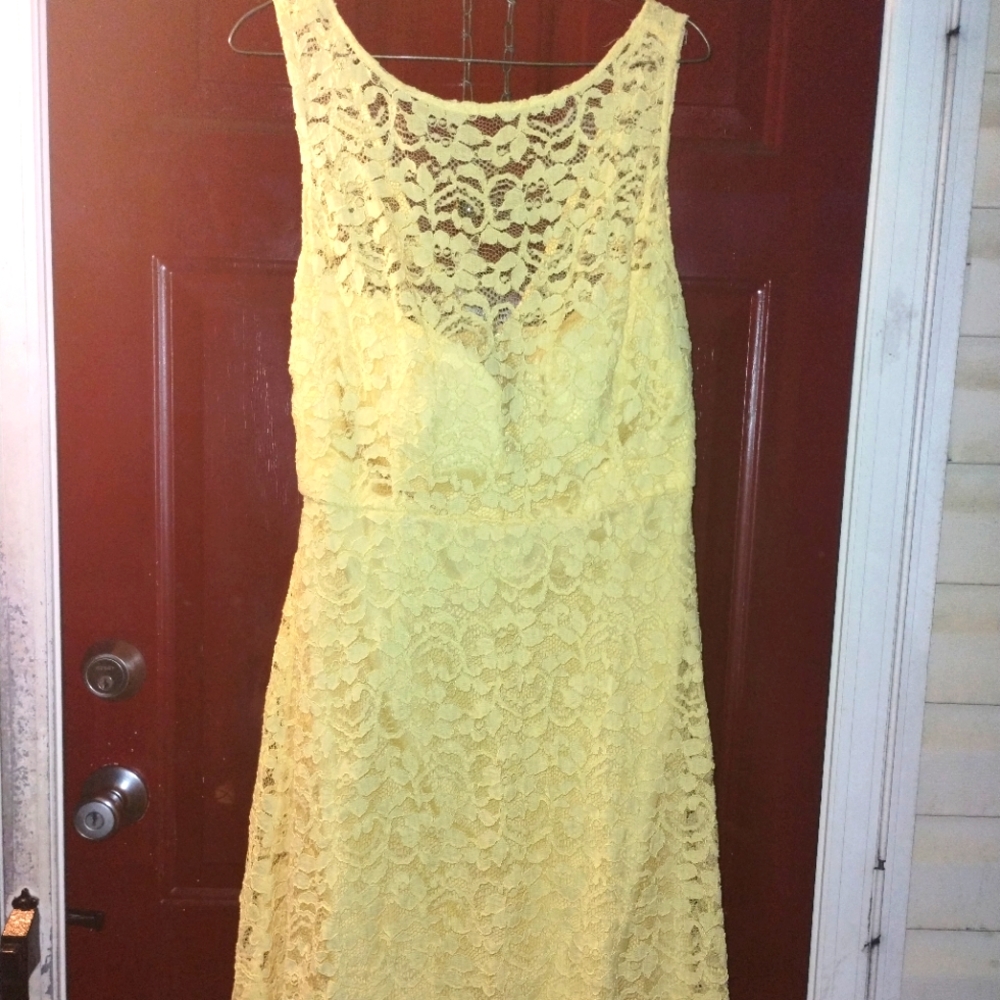 David's Bridal Lace Dress sz 14